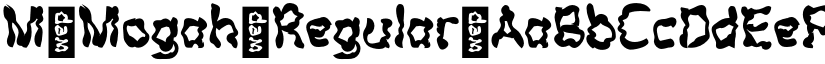 M Mogah Regular font