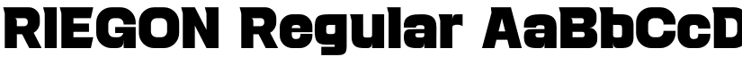 RIEGON font download