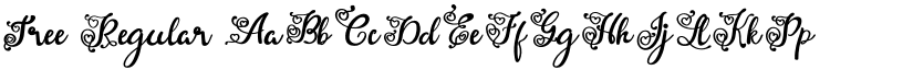 Tree Regular font