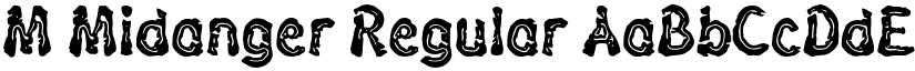 M Midanger Regular font