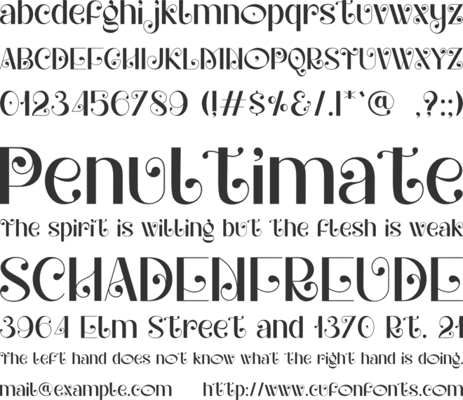 Kollagen font preview