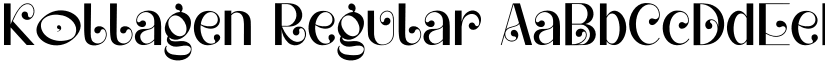 Kollagen Regular font