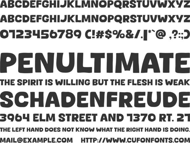 Bottle Coffee font preview