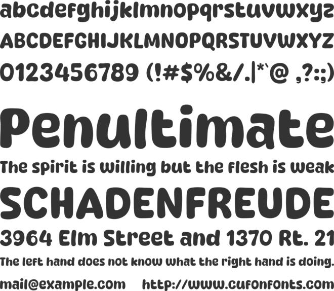 Halah Halu font preview