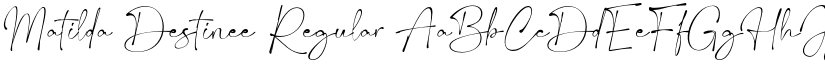Matilda Destinee Regular font