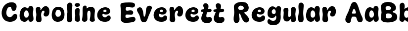 Caroline Everett Regular font