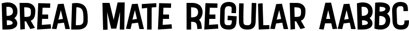 Bread Mate Regular font