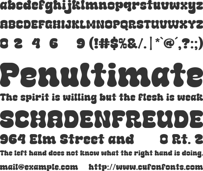 Super Matcha font preview