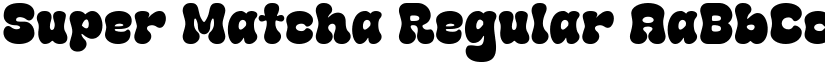Super Matcha Regular font