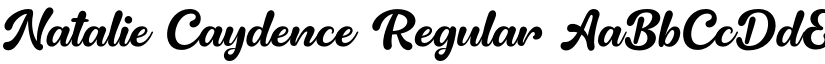 Natalie Caydence Regular font