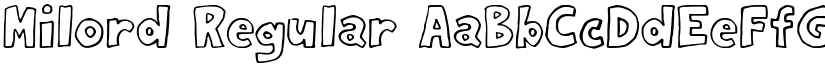 Milord Regular font