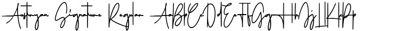 Austryan Signature font download