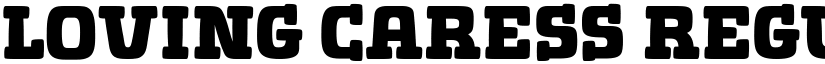 Loving Caress Regular font