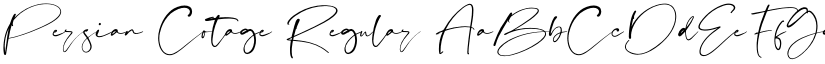 Persian Cotage Regular font