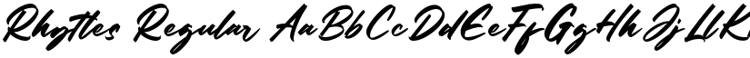 Rhytles Regular font