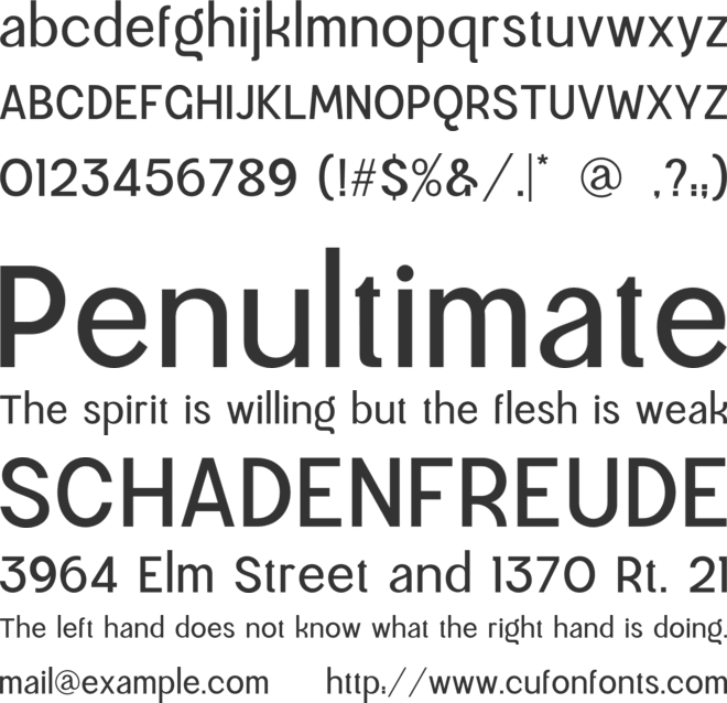 SS Magnetic font preview