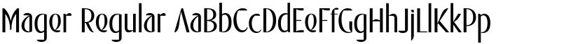 Mager Regular font