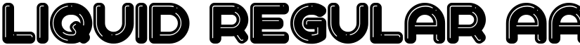Liquid Regular font