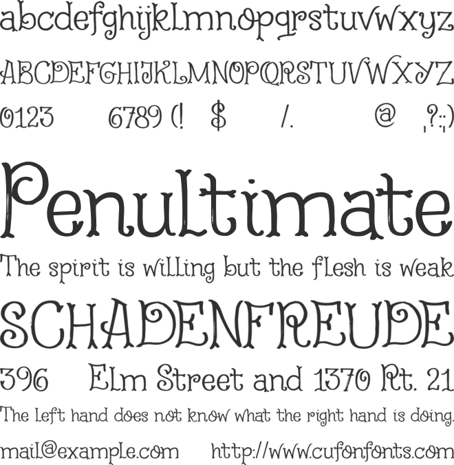 Fairy Godmother DEMO font preview