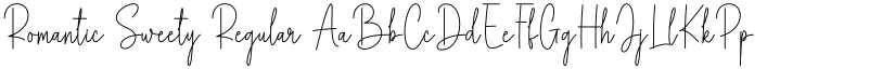Romantic Sweety Regular font