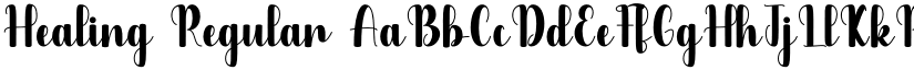 Healing Regular font