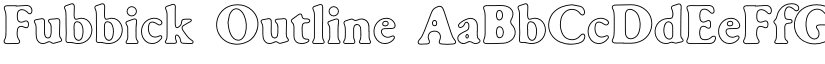 Fubbick Outline font
