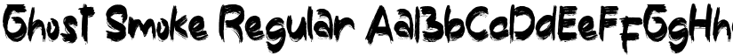 Ghost Smoke Regular font