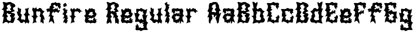 Bunfire Regular font