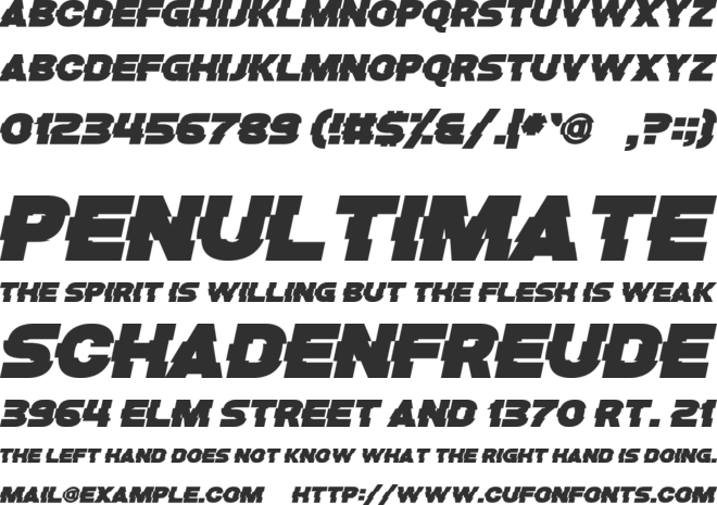 Bugfast font preview