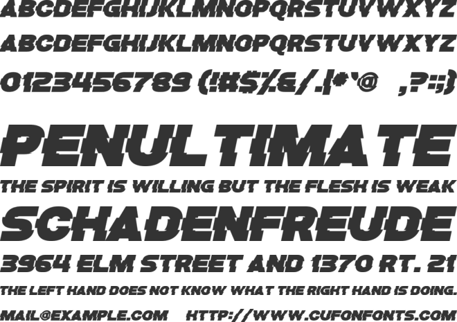 Bugfast font preview