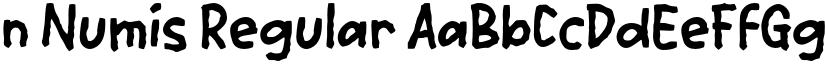 n Numis Regular font