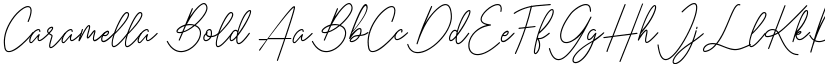 Caramella Bold font