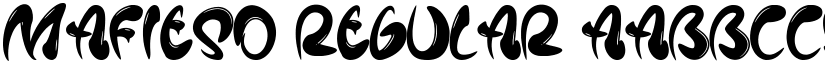 Mafieso Regular font