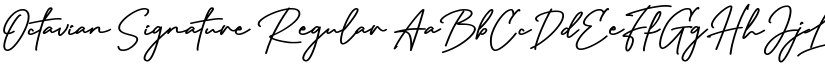 Octavian Signature font download