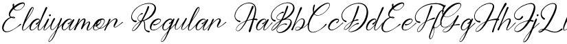 Eldiyamor Regular font