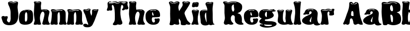 Johnny The Kid Regular font