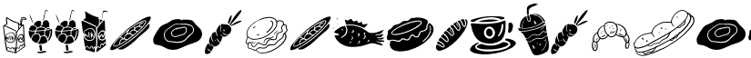 Foodies Dingbats I font download
