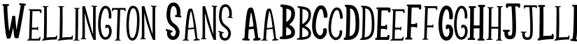 Wellington Sans font