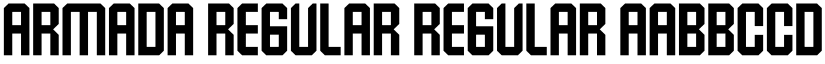 Armada Regular Regular font