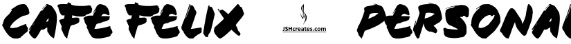Cafe Felix (Personal Use Only) Regular font