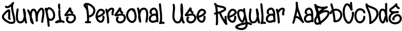 Jumpis Personal Use Regular font