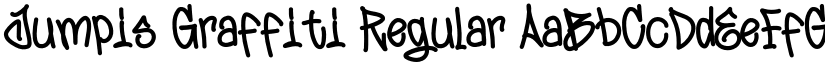 Jumpis Graffiti Regular font