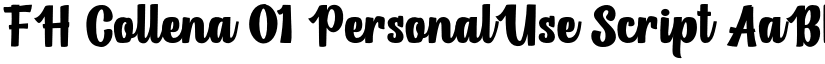 FH Collena 01 PersonalUse Script font