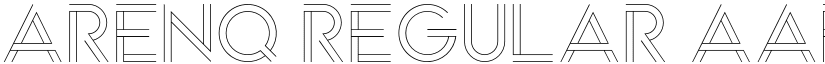 Arenq Regular font