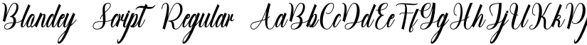 Blondey Script Regular font