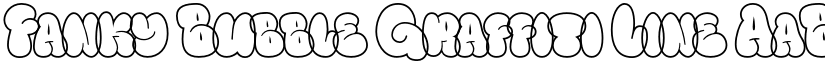 Fanky Bubble Graffiti Line font
