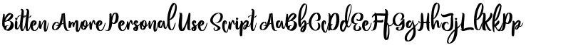 Bitten Amore Personal Use font download