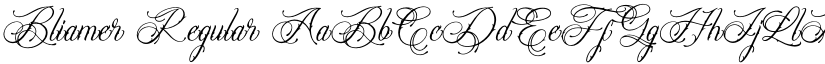 Bliamer Regular font