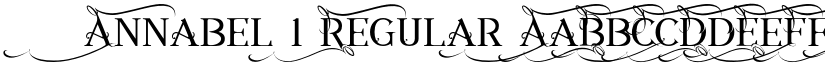 Annabel 1 Regular font