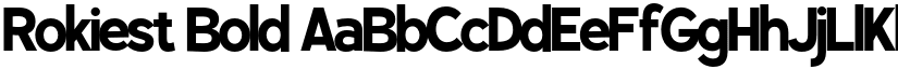 Rokiest Bold font